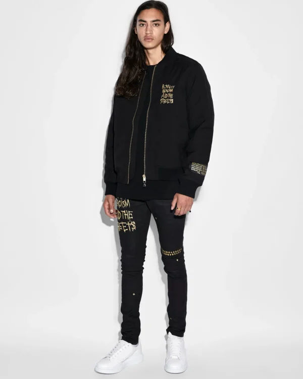 Ksubi Jackets- 23 Bomber Jacket Jet Black