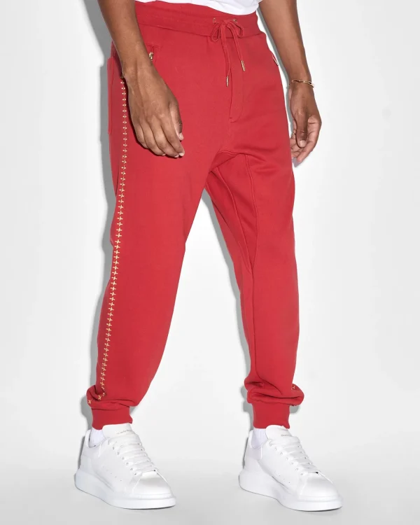 Ksubi Sweats- 23 Restore Trak Red