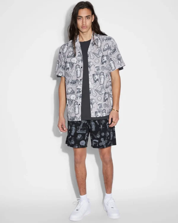 Ksubi Shirts-Kut Out Resort Ss Shirt Silt