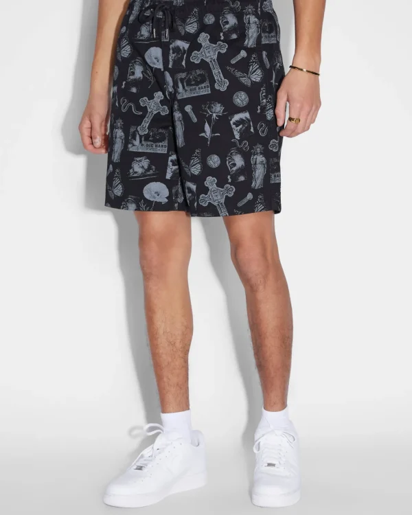 Ksubi Shorts-Kut Out Short Black