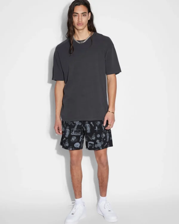 Ksubi Shorts-Kut Out Short Black