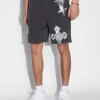 Ksubi Shorts-Kut Out Trak Short Faded Black