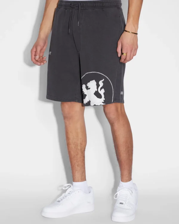 Ksubi Shorts-Lion Trak Short Faded Black