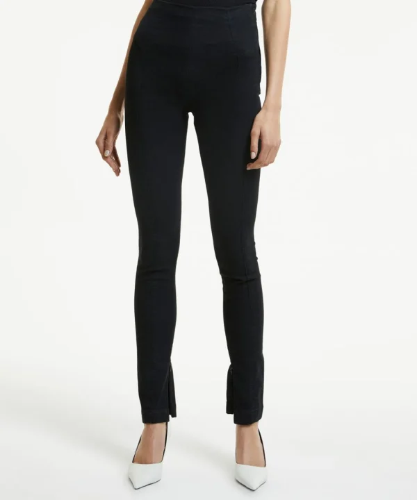 Ksubi Pants-Luna Legging Black Cherry