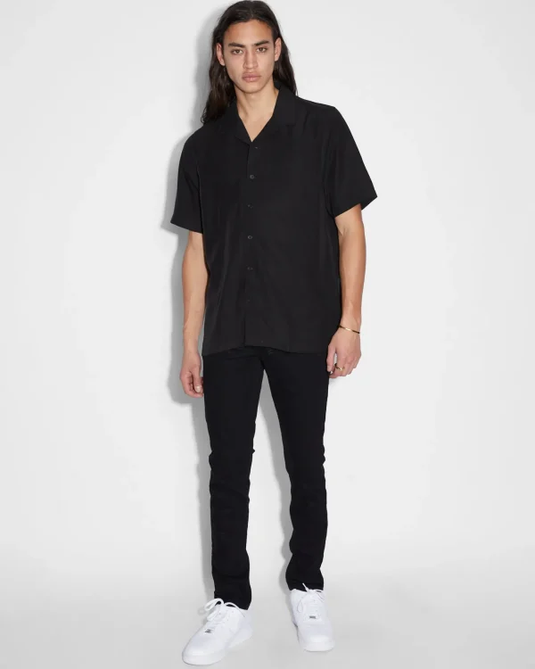 Ksubi Shirts-Neon Resort Ss Shirt Black