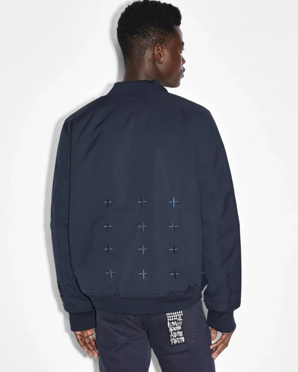 Ksubi Jackets-Nft Reversible Bomber Jacket Midnight