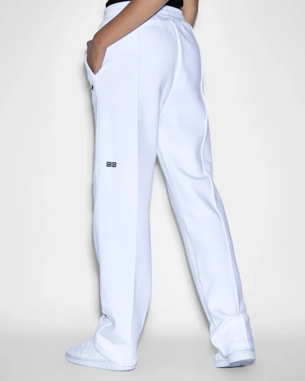 Ksubi Pants-Nimbus Straight Trak White