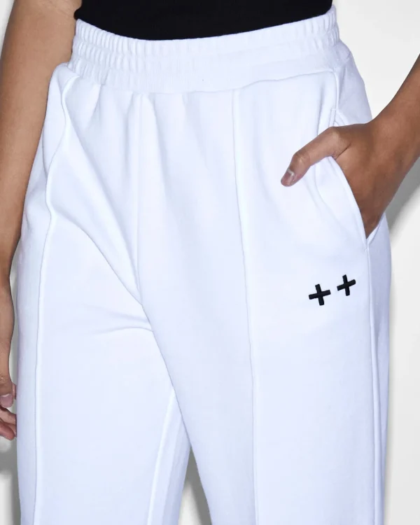 Ksubi Pants-Nimbus Straight Trak White