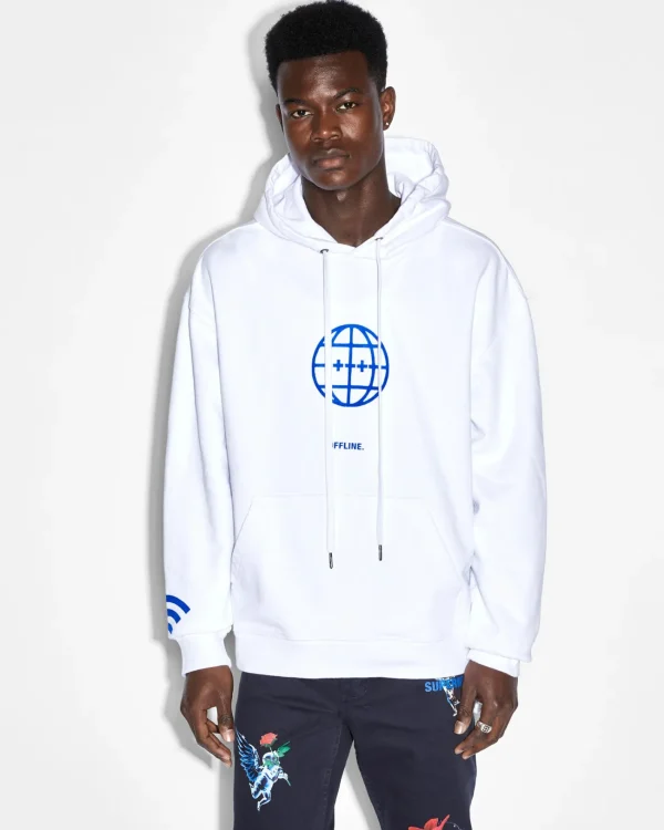 Ksubi Sweats-Offline Biggie Hoodie Tru White