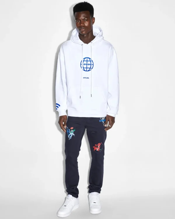 Ksubi Sweats-Offline Biggie Hoodie Tru White