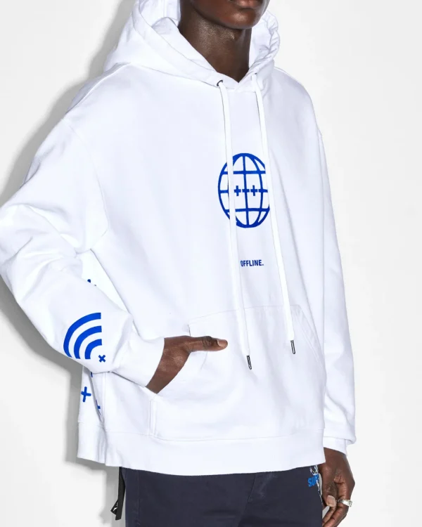 Ksubi Sweats-Offline Biggie Hoodie Tru White