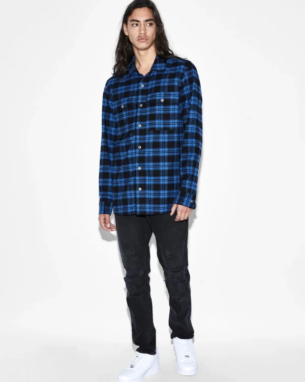 Ksubi Shirts-Paradox Ls Shirt Blue