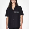 Ksubi Shirts-Paste Up Resort Shirt Black