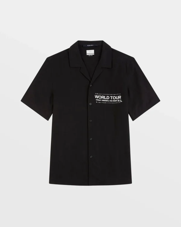 Ksubi Shirts-Paste Up Resort Shirt Black