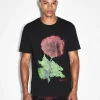 Ksubi T-Shirts-Pixel Kash Ss Tee Jet Black