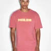 Ksubi T-Shirts-Pixel Sign Biggie Ss Tee Sundown