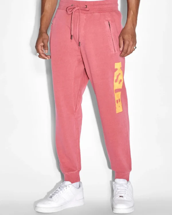 Ksubi Sweats-Pixel Sign Restore Trak Sundown