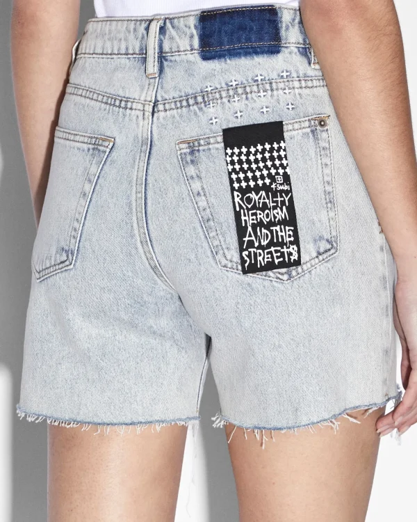 Ksubi Shorts-Racer Short Muse Ripped