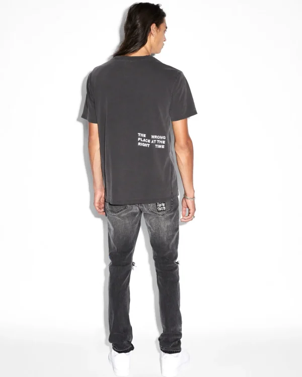 Ksubi T-Shirts-Right Time Kash Ss Tee Faded Black