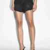 Ksubi Shorts-Rollin Out Short Trashed Black