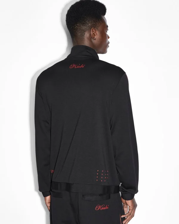 Ksubi Sweats-Scripted Antidote Trak Jacket Black/Red