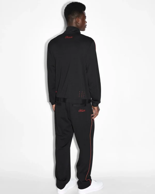 Ksubi Sweats-Scripted Antidote Trak Jacket Black/Red