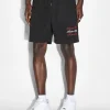 Ksubi Shorts-Scripted Mesh Short Black