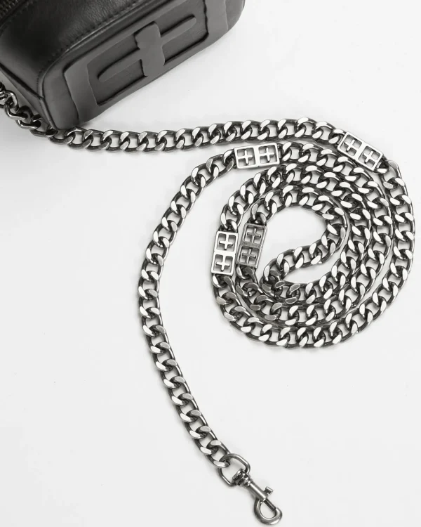 Ksubi Kubes-1999 Signature Chain Strap Antique Silver