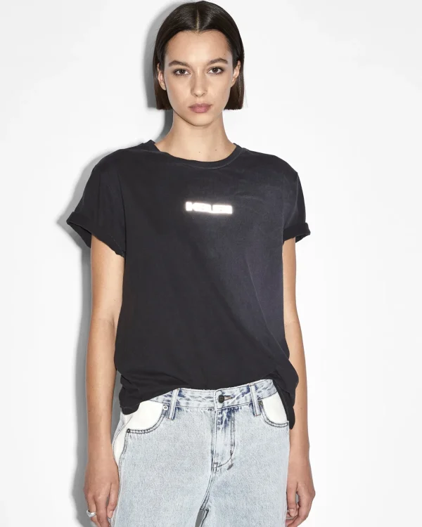 Ksubi Tops-Sott 3M Klassic Tee Black Sunspot