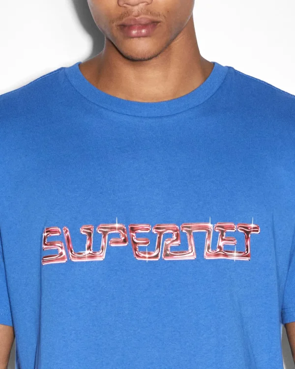 Ksubi T-Shirts-Supernet Biggie Ss Tee Cobalt