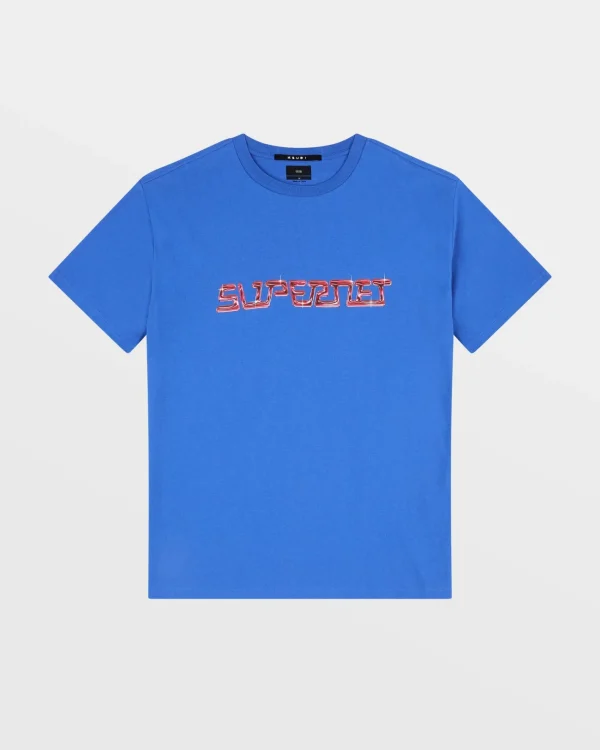 Ksubi T-Shirts-Supernet Biggie Ss Tee Cobalt