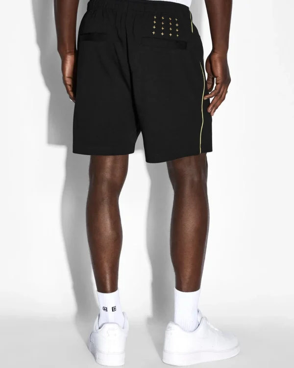 Ksubi Shorts-Synthesis Short Black Yellow