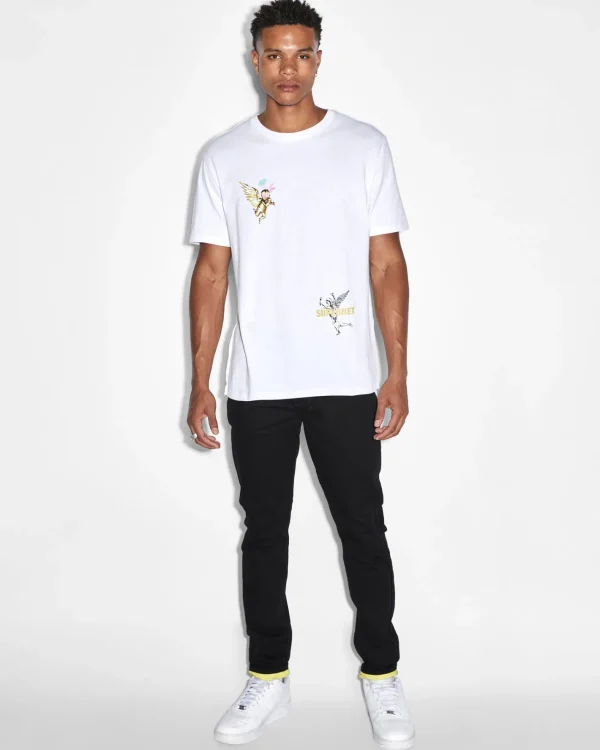 Ksubi T-Shirts-Token Kash Ss Tee Tru White