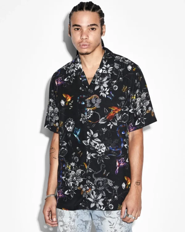 Ksubi Shirts-Unearthly Resort Ss Shirt Black