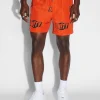 Ksubi Shorts-Unity Sign Burner Boardshort Orange