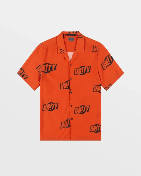 Ksubi Shirts-Unity Sign Resort Ss Shirt Orange