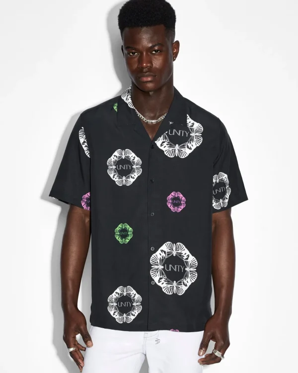 Ksubi Shirts-Unityfly Resort Ss Shirt Black