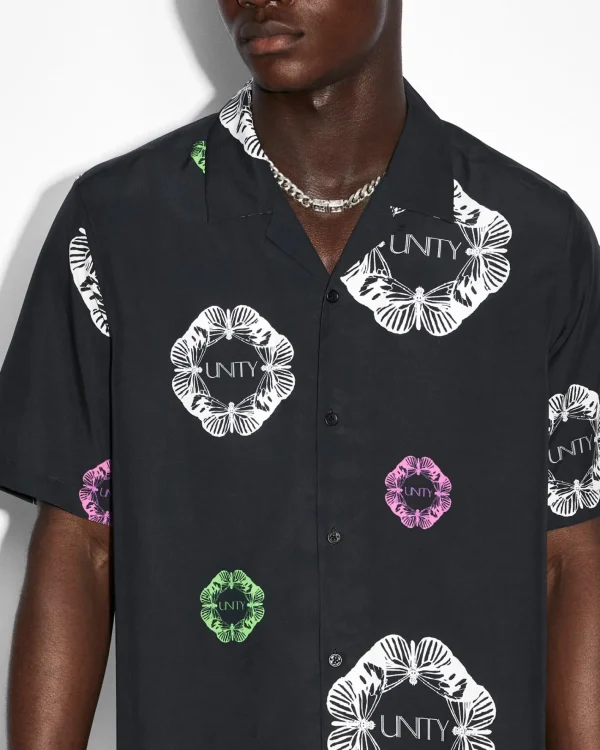 Ksubi Shirts-Unityfly Resort Ss Shirt Black