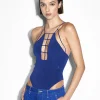 Ksubi Tops-Untamed Bodysuit Cobalt