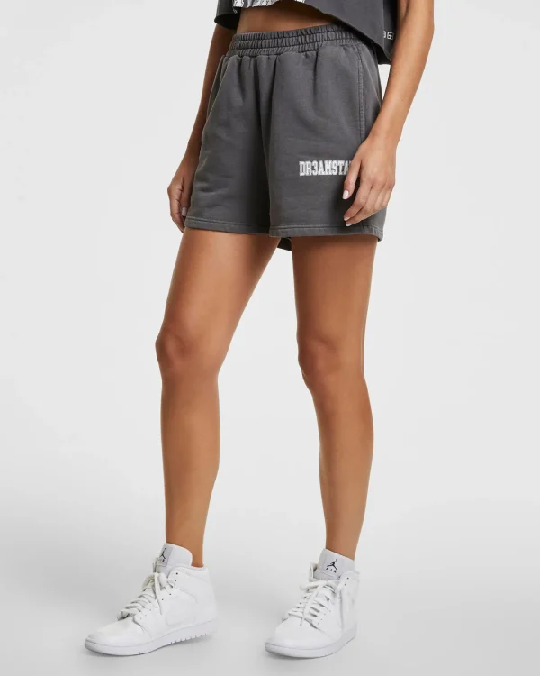 Ksubi Shorts-Varsity Trak Short Washed Grey