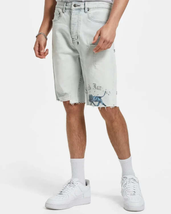 Ksubi Shorts-Wolf Short Cold Image Iced