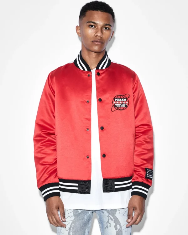 Ksubi Jackets-World Tour Jacket Red