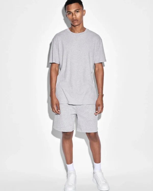 Ksubi T-Shirts-4 X 4 Biggie Ss Tee Grey Marle