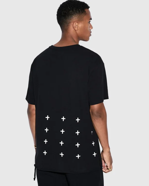 Ksubi T-Shirts-4 X 4 Biggie Ss Tee Jet Black