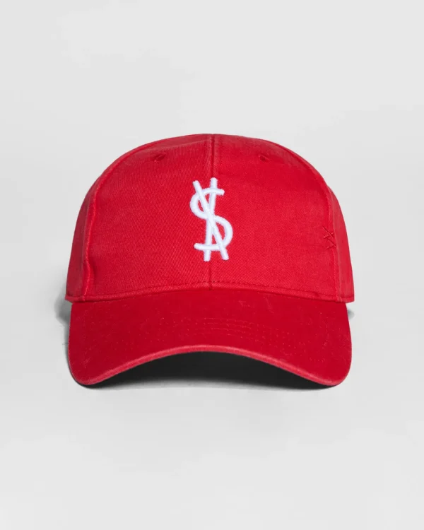 Ksubi Headwear-4 X 4 Cross Dollar Cap Red