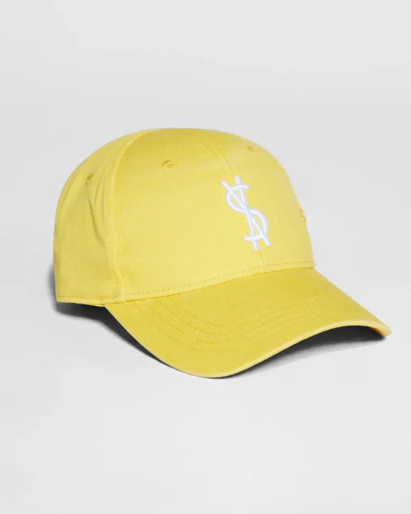 Ksubi Headwear-4 X 4 Cross Dollar Cap Yellow