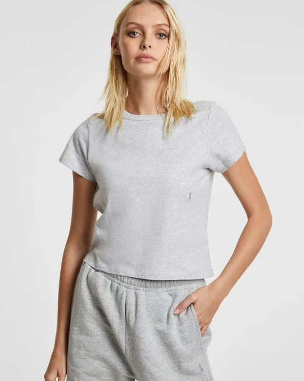 Ksubi Tops-3 X 4 Mini Ss Tee Grey Marle