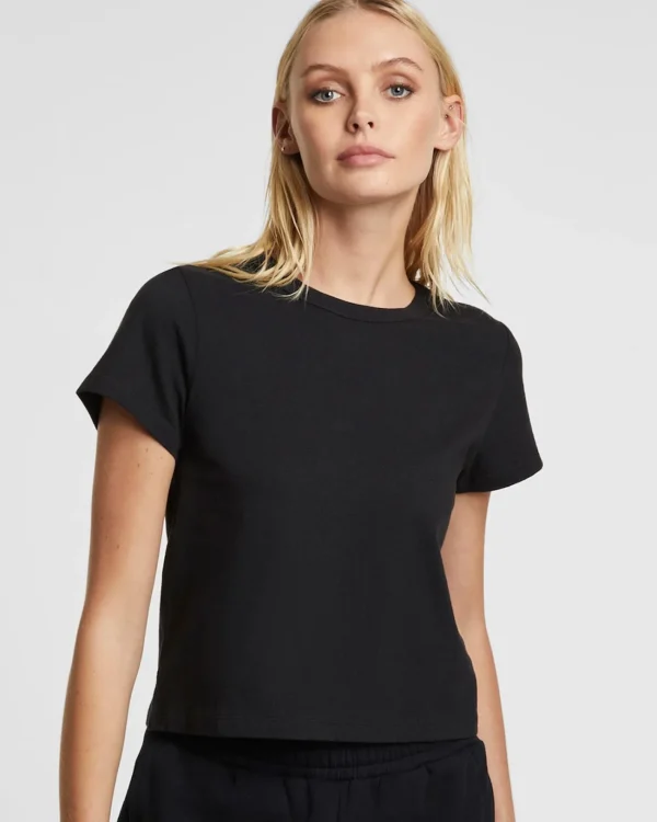 Ksubi Tops-3 X 4 Mini Ss Tee Jet Black