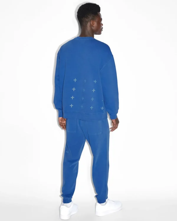 Ksubi Sweats-4X4 Biggie Crew Cobalt