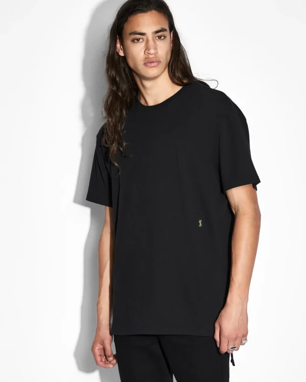 Ksubi T-Shirts-4X4 Biggie Ss Tee Black Green